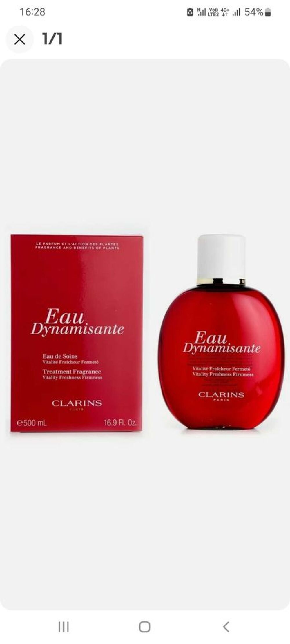 Flacon Clarins Eau Dynamisante 500ml Neuf Vtements