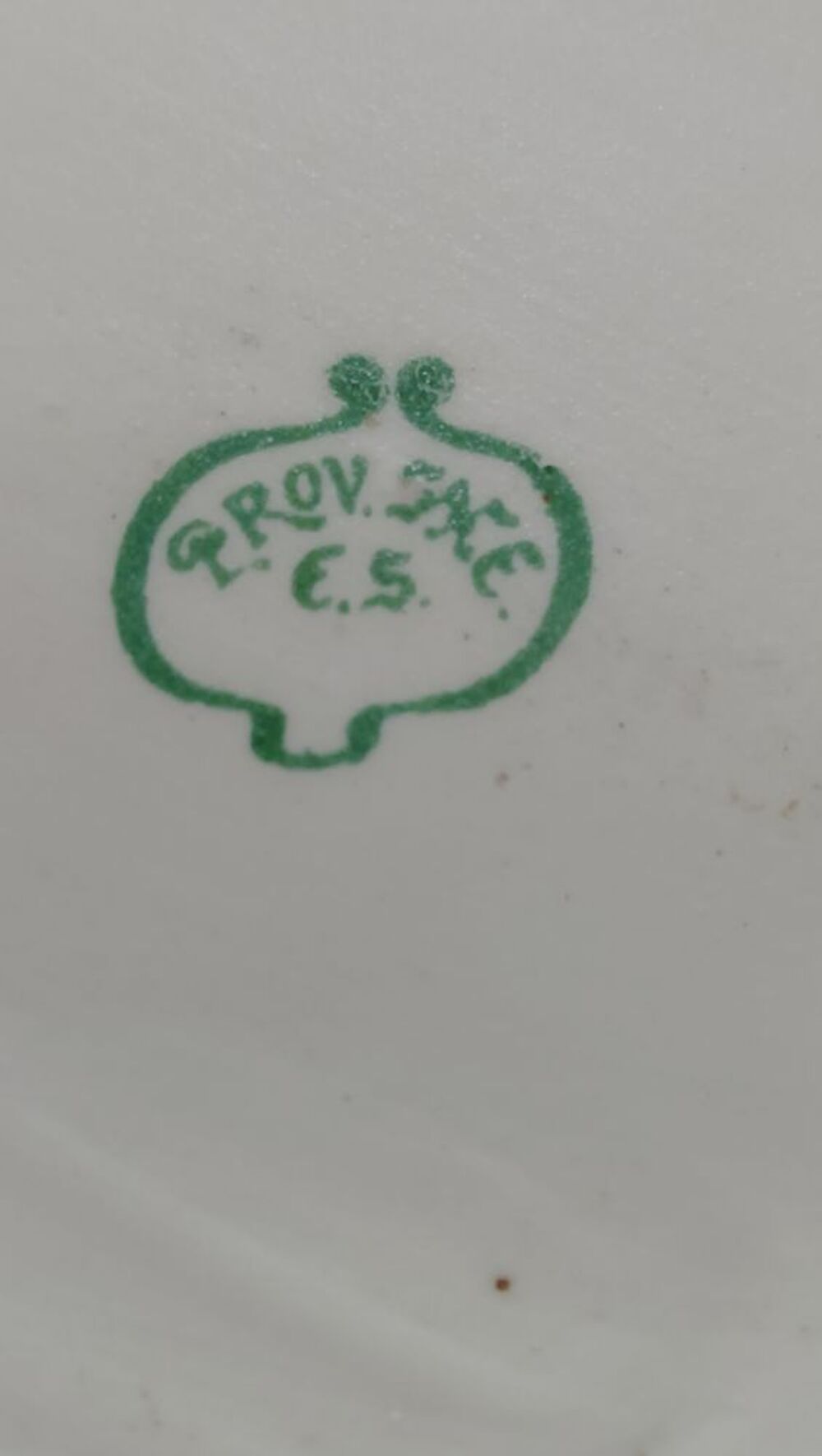 Plat ou serviteur en porcelaine ancien Décoration