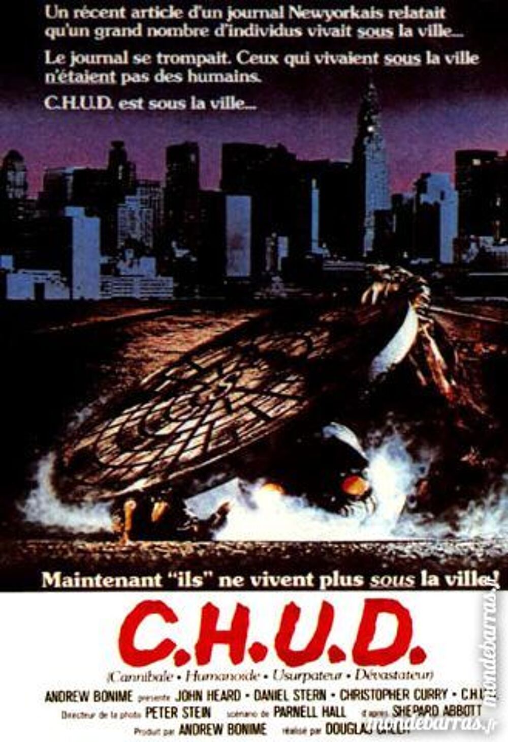 K7 Vhs: C.H.U.D. (177) DVD et blu-ray
