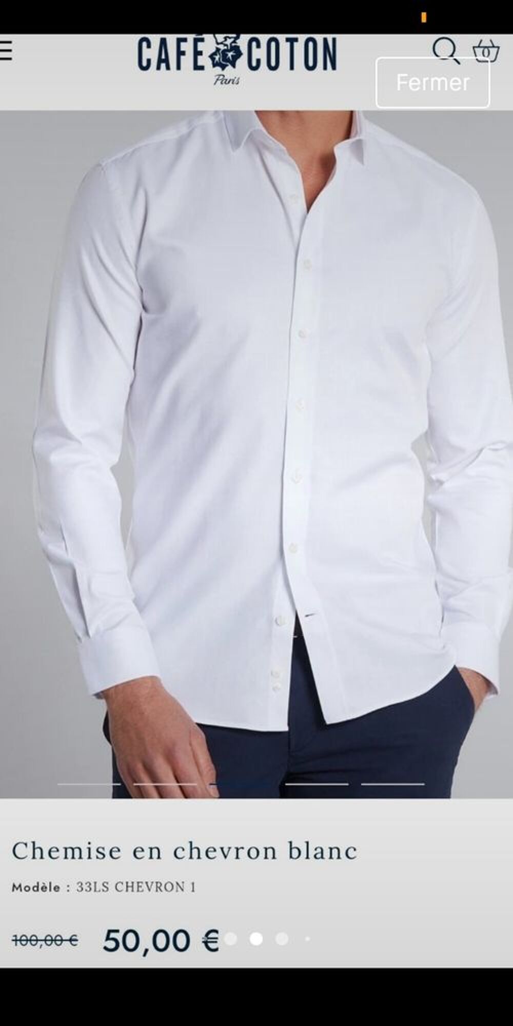 Chemise blanche Vêtements