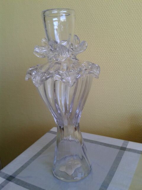 Vase en verre souffl Robin du Lac neuf 35 Dijon (21)