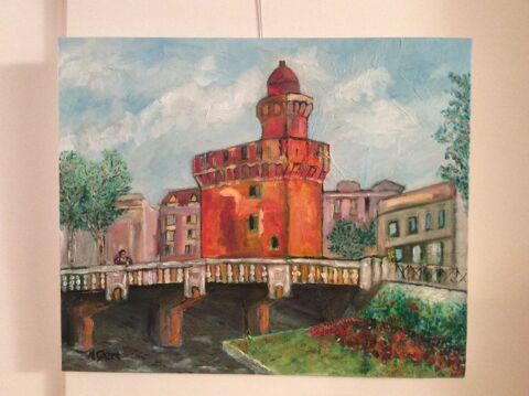 tableau le Castillet 100 Perpignan (66)