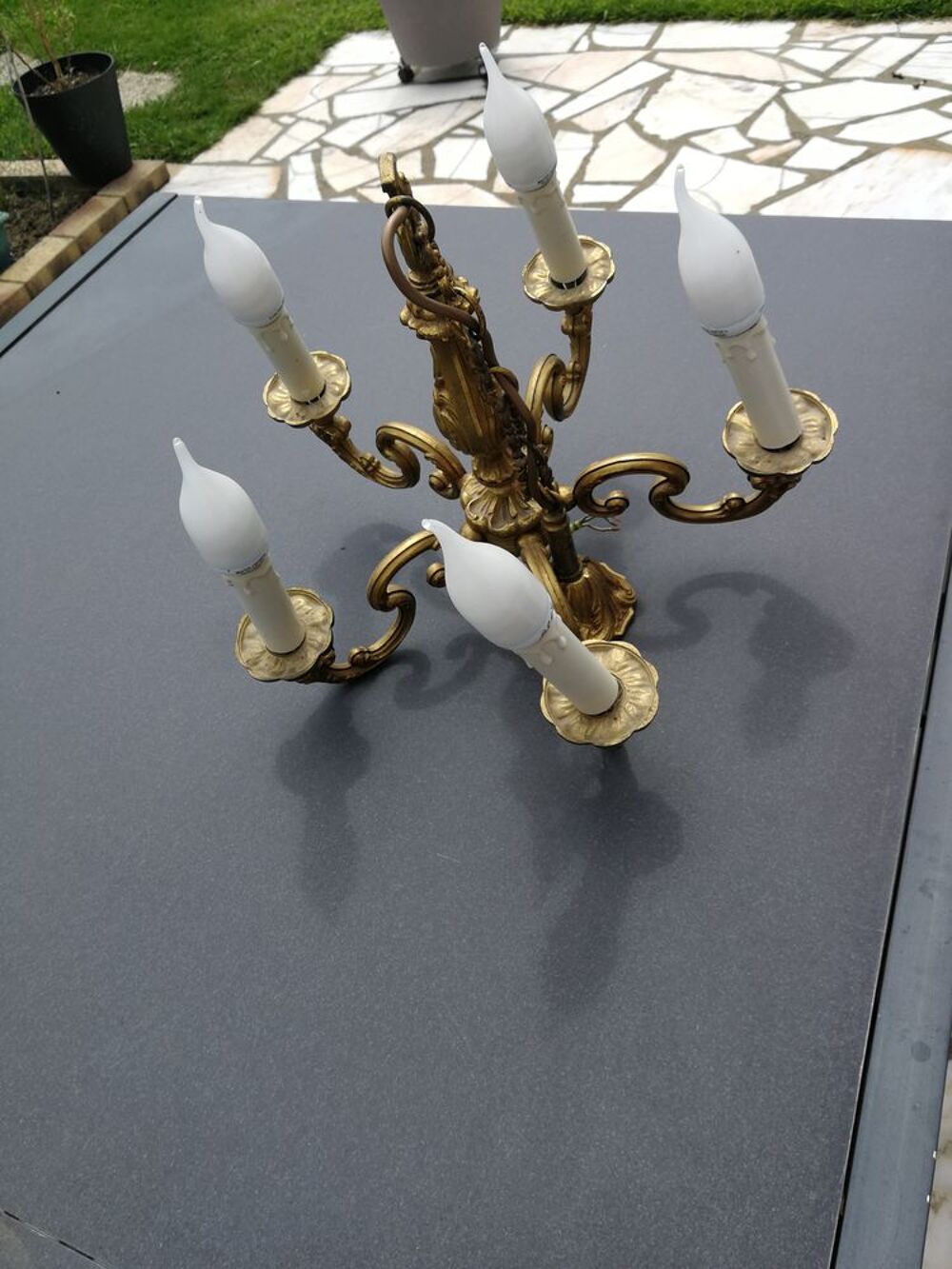 Lustre bronze Décoration