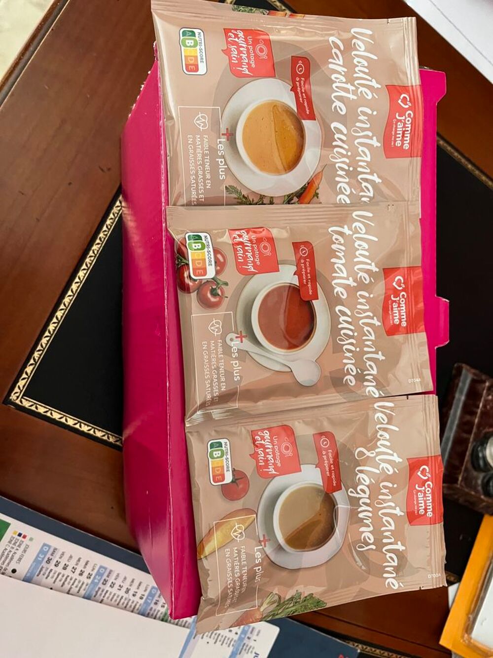 Lot de 34 sachets de velout&eacute;s instantan&eacute;s Cuisine