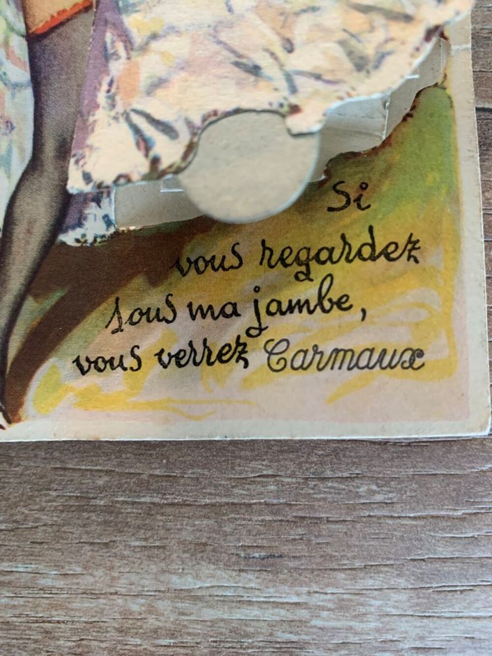 Carte postale humoristique vintage ann&eacute;e 50 " 