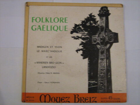 CANTIQUES BRETONS par YVON LE MARCHADOUR disque MOUEZ BREIZ  4 Brest (29)