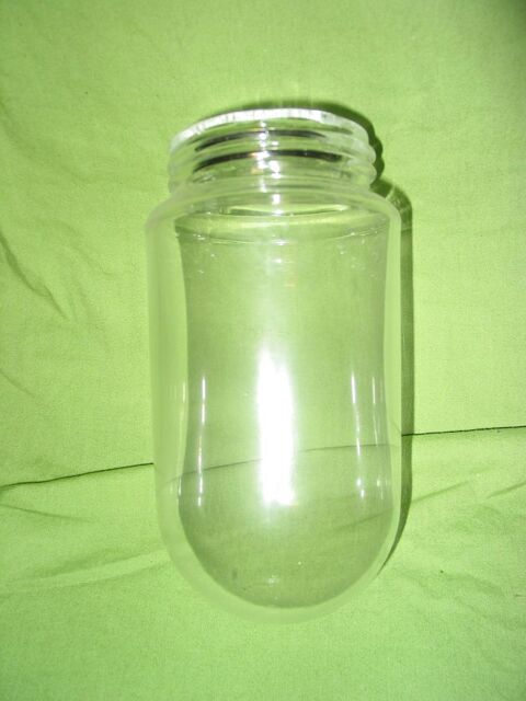 GLOBE OBUS VERRE SOUFFL� COL DE CYGNE LAMPE DE COUR ATELIER 15 Marseille 13 (13)