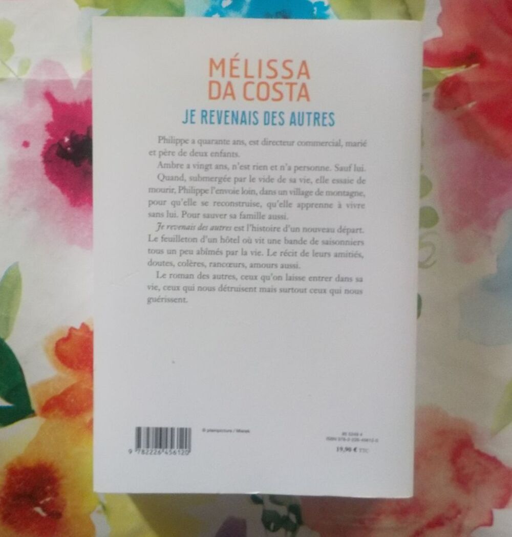 JE REVENAIS DES AUTRES de M&eacute;lissa DA COSTA Ed. Albin Michel Livres et BD