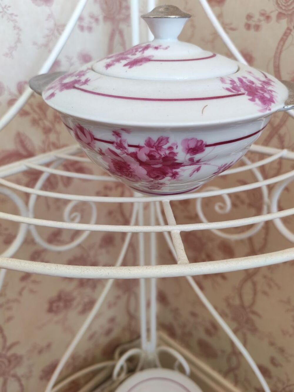 &Eacute;l&eacute;gant service th&eacute; ou caf&eacute; vintage en porcelaine de Limoges Décoration