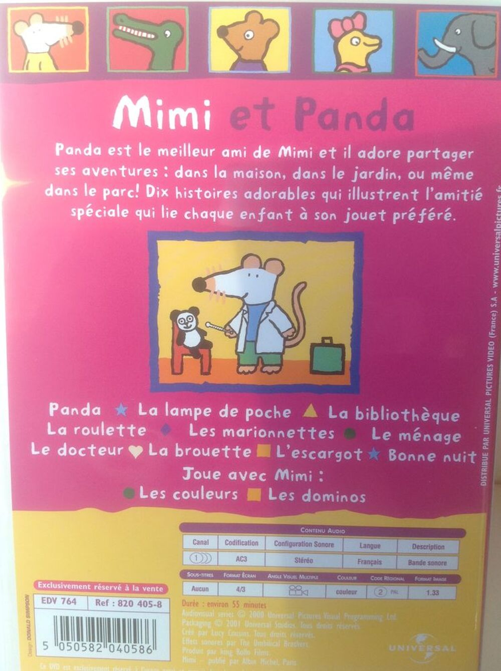 MIMI ET PANDA &Eacute;TAT NEUF Envoi Possible
DVD et blu-ray