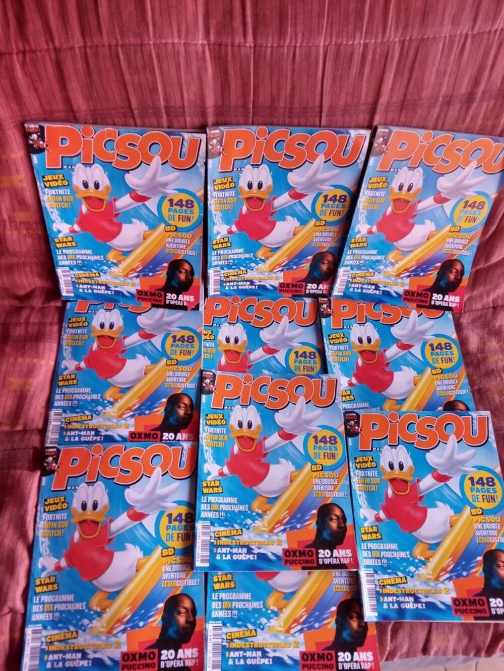10 magazines picsous Livres et BD
