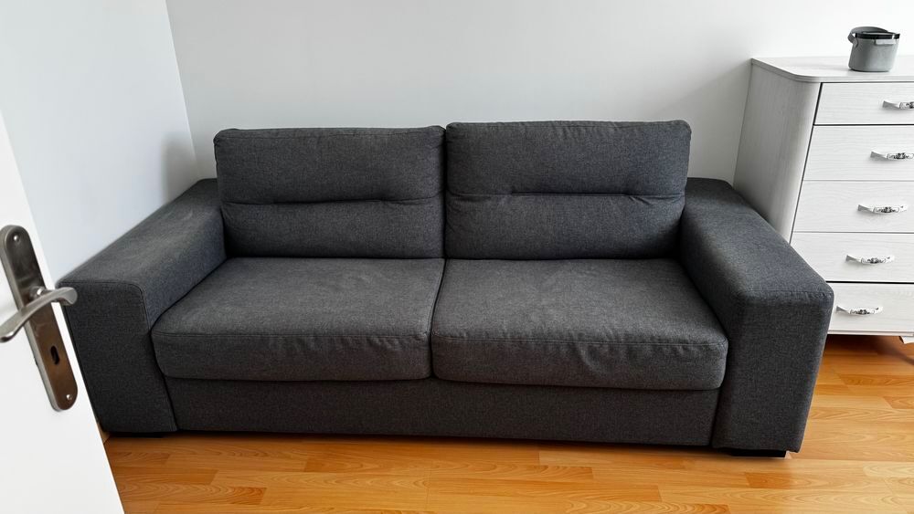 Canap&eacute; Lit Convertible 3 places &amp; Matelas 140x190x18 Meubles