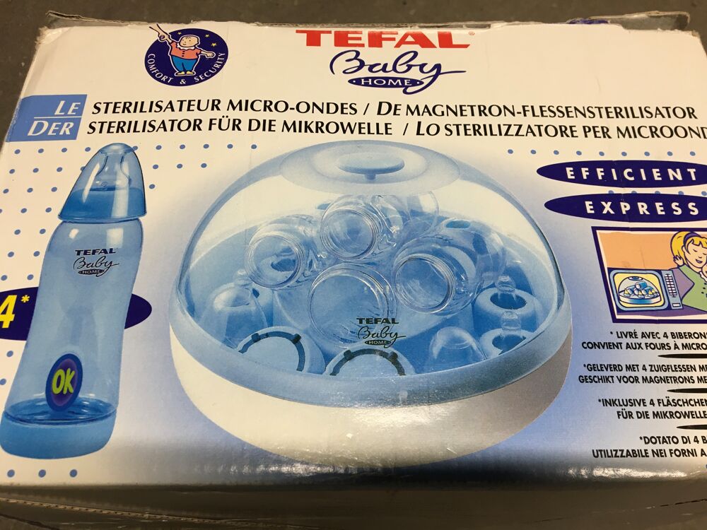 St&eacute;rilisateur biberons micro ondes Tefal Puériculture