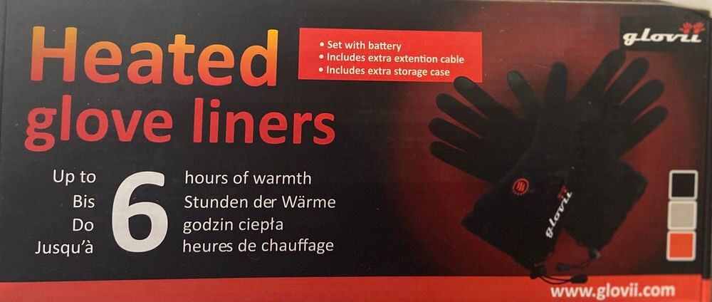 Gants chauffants tactiles avec deux batteries + chargeur neuf - jamais servi Vêtements