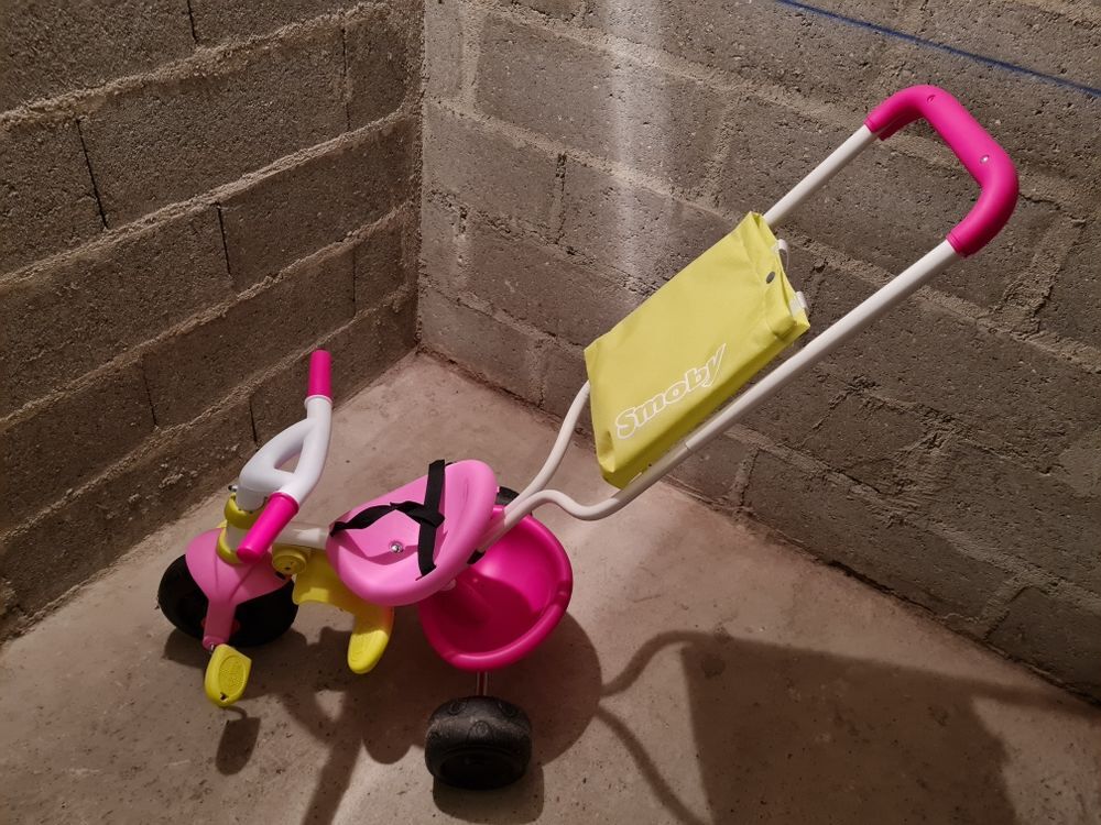 Tricycle &eacute;volutif Smoby Be fun Rose Jeux / jouets