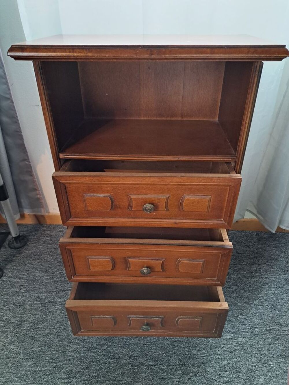 commode table de chevet en bois Meubles