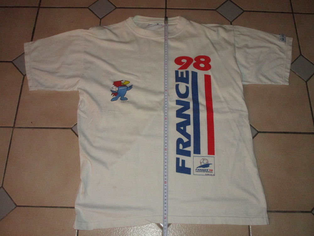VIEUX MAILLOT FRANCE 98 LICENCE OFFICIELLE 