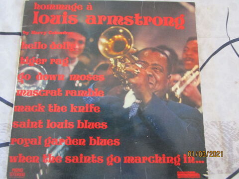 vinyle  hommage à LOUIS ARMSTRONG  réf CAD 35 015 5 Chanteloup-en-Brie (77)