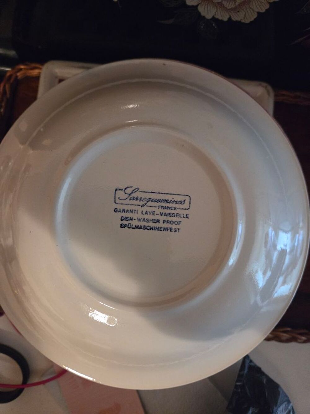 6 assiettes Sarreguemine Décoration