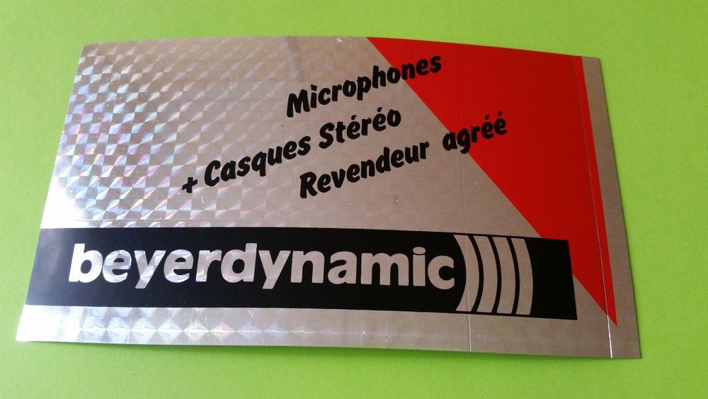 AUTOCOLLANT BEYERDYNAMIC 