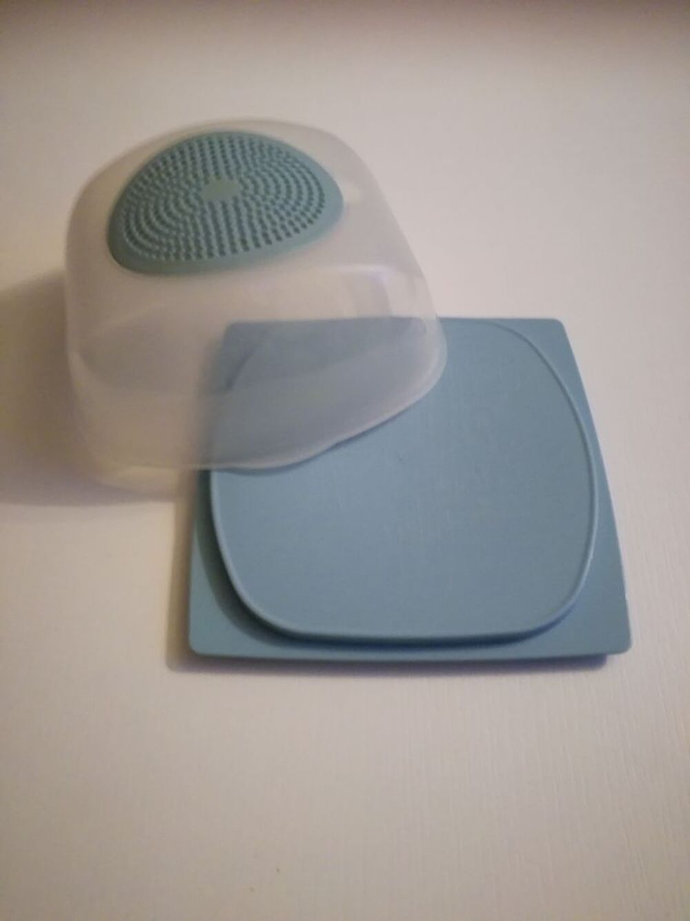 Cloche &agrave; fromages Carr&eacute; Tupperware Cuisine