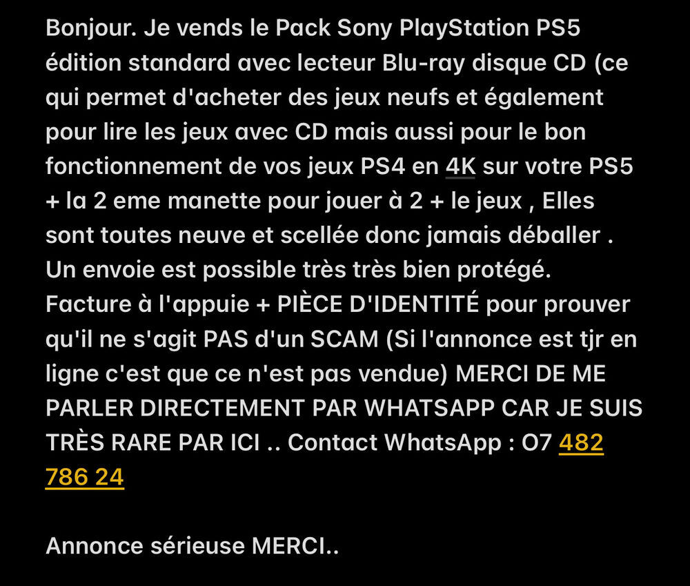 Playstation scell&eacute;e Consoles et jeux vidéos