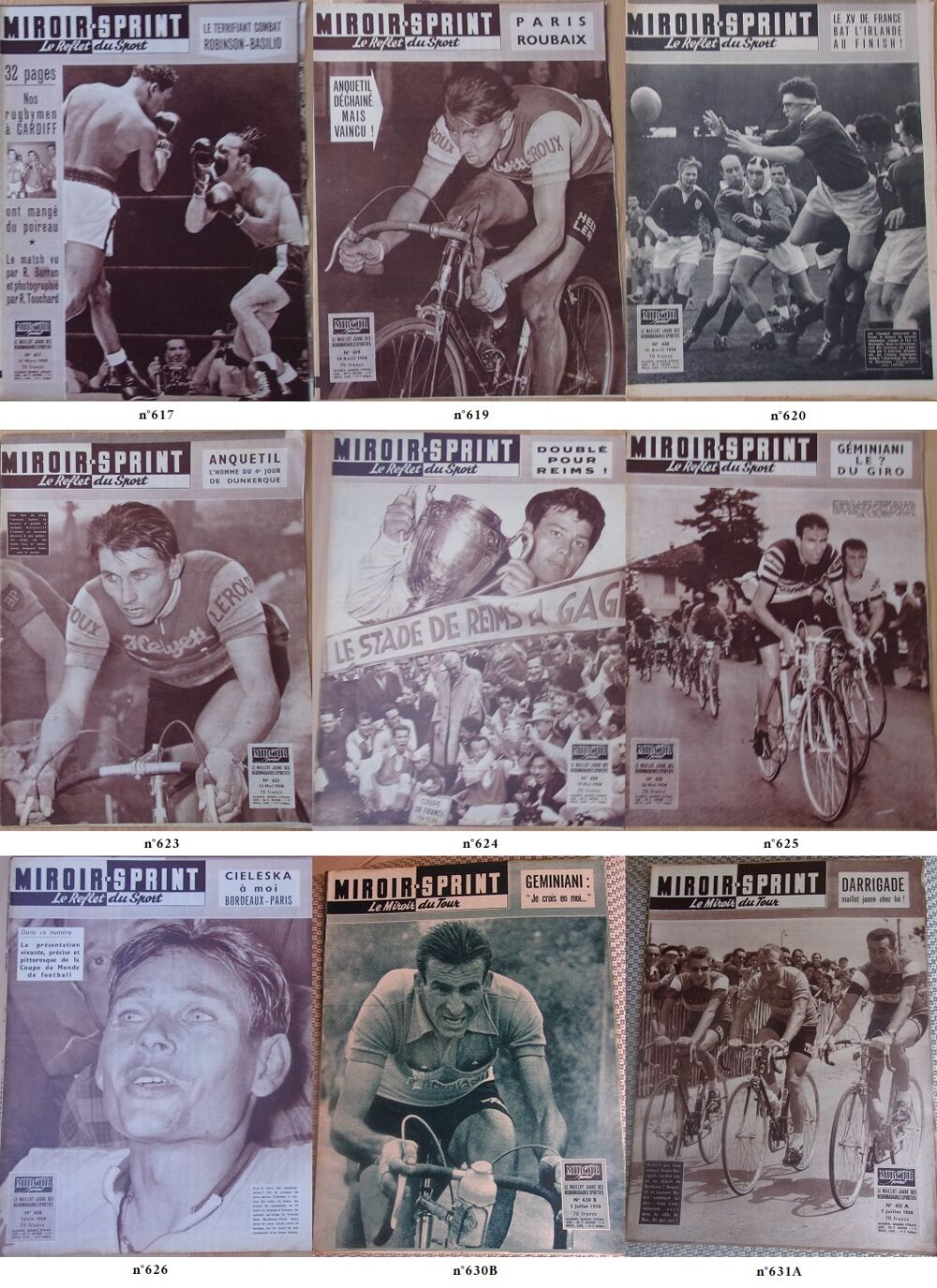 Miroir Sprint ann&eacute;e 1958 