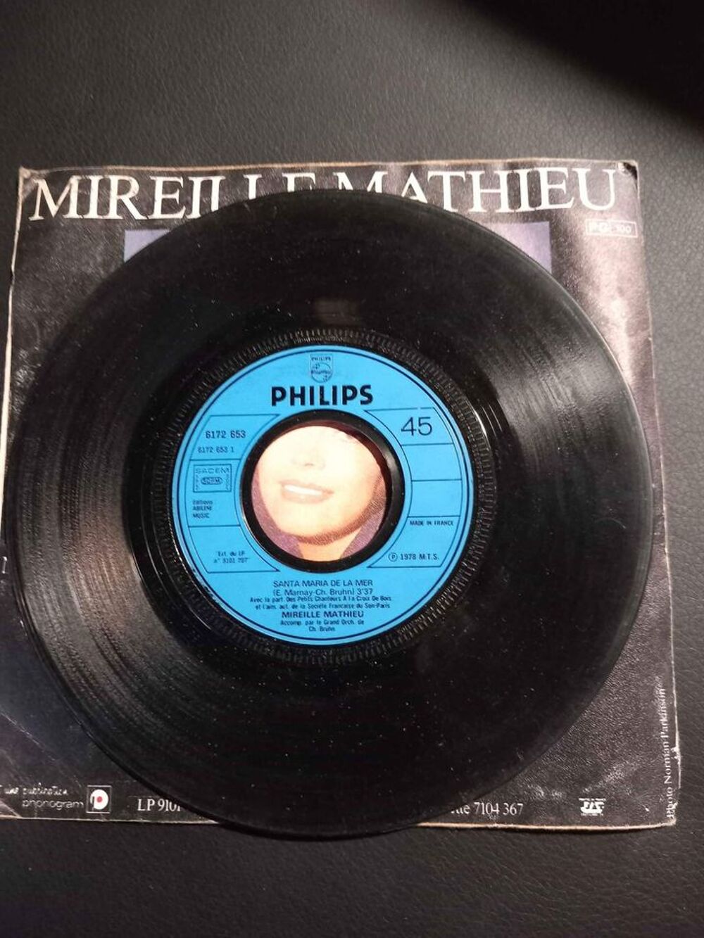 45 Tours, Mireille Mathieu, santa Maria de la mer CD et vinyles
