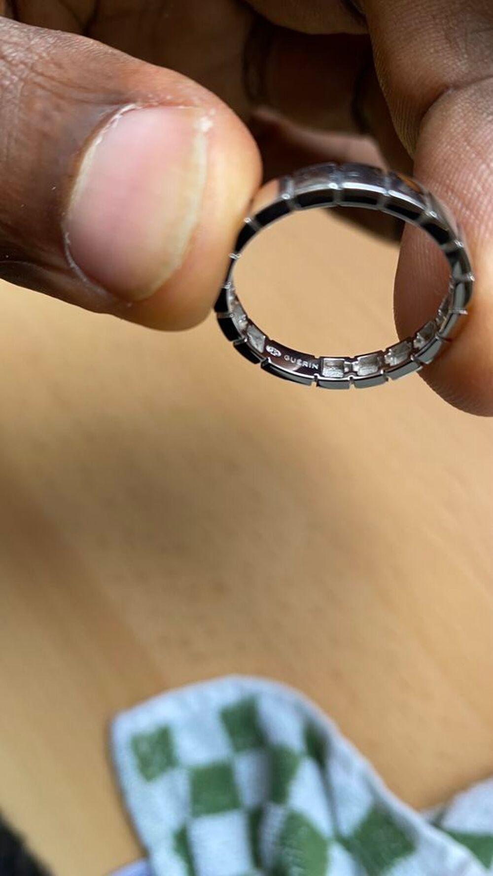bague mixte en argent Bijoux et montres