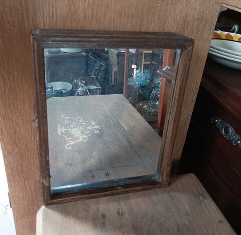 tableau boite  clefs bois miroir patin dp 0923041 ancien 12 Ploubazlanec (22)