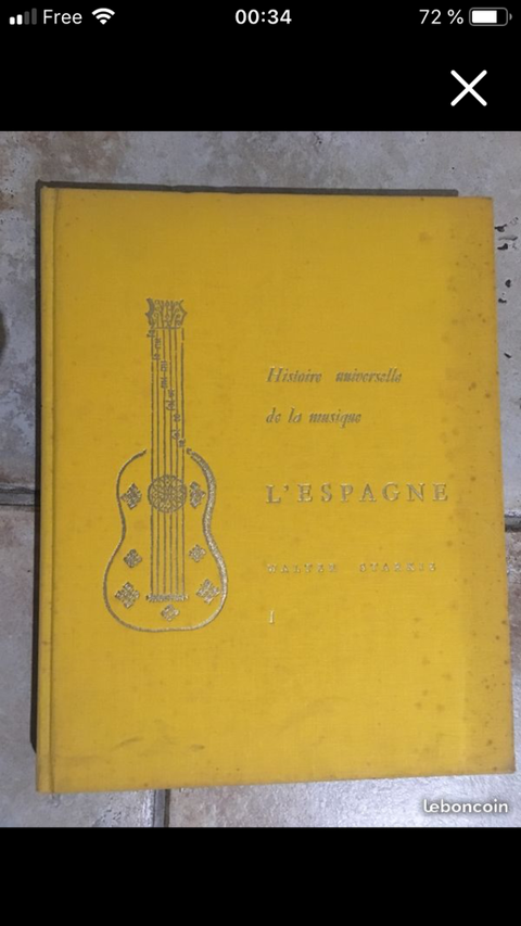 Livre ancien L Espagne Histoire universelle de la musique  12 Chanteix (19)