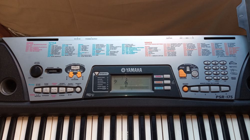 Synth&eacute; Yamaha PSR 175 Instruments de musique
