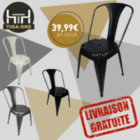   CHAISE INDUSTRIELLE EN STOCK 