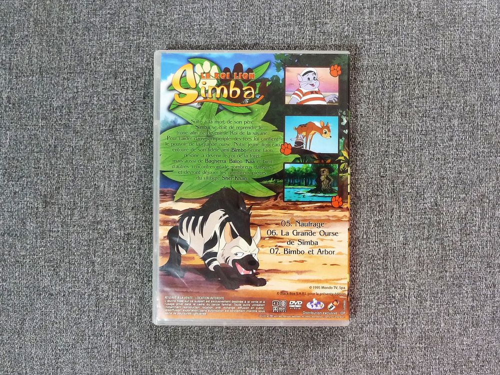 Le Roi Lion Simba- Volume 2- Black Box- Mondo TV DVD et blu-ray