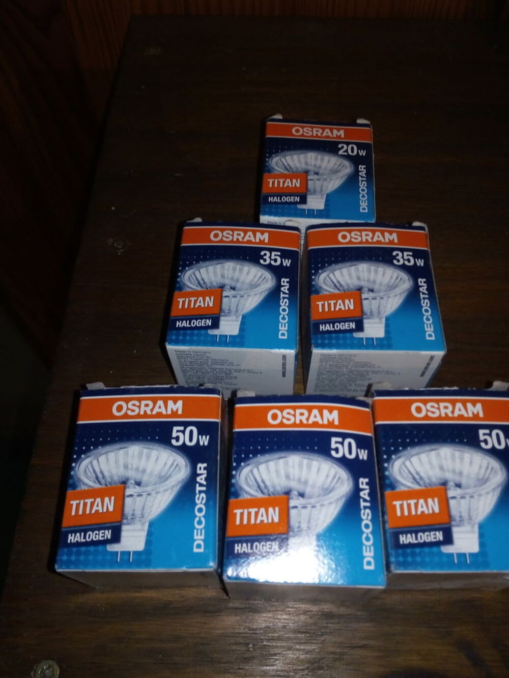 Ampoules 12V GU5,3 OSRAM Bricolage