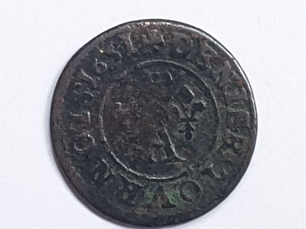 Monnaie Dernier tournois Dombes 1651 A 