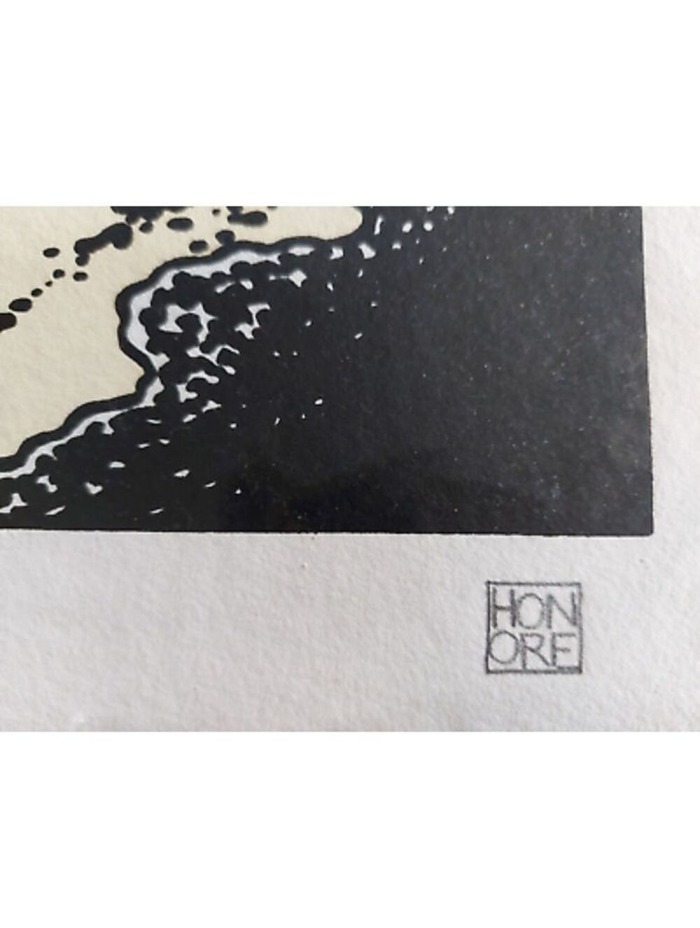 Lithographie sign&eacute;e Honor&eacute; 