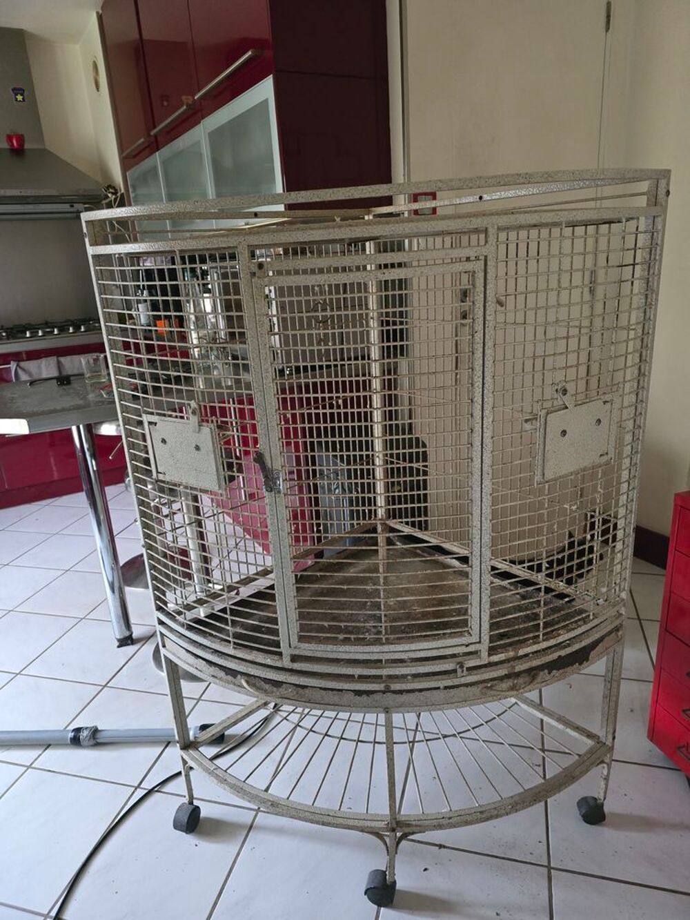   Volière cage d'angle  