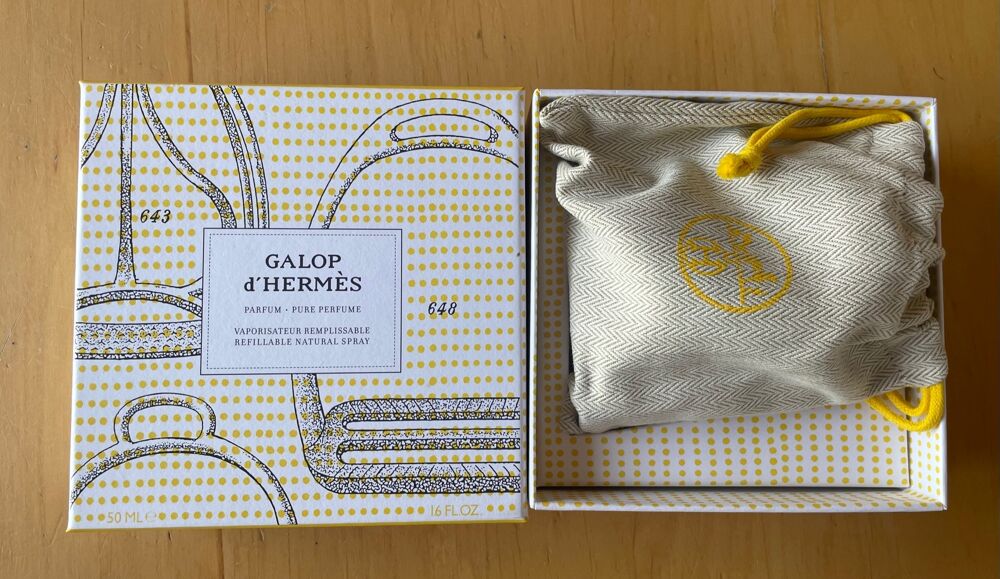 Coffret Parfum Galop d'Hermes
50ml neuf 