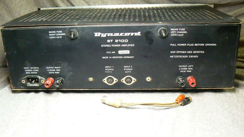 Dynacord ST2100 Amplificateur Audio et hifi