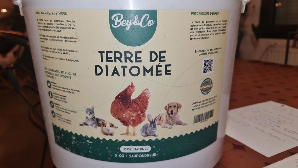   Terre de diatomée et Sèches  