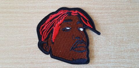 Ecusson brod� Tupac 2pac shakur 8x7 cm 5 Carnon Plage (34)