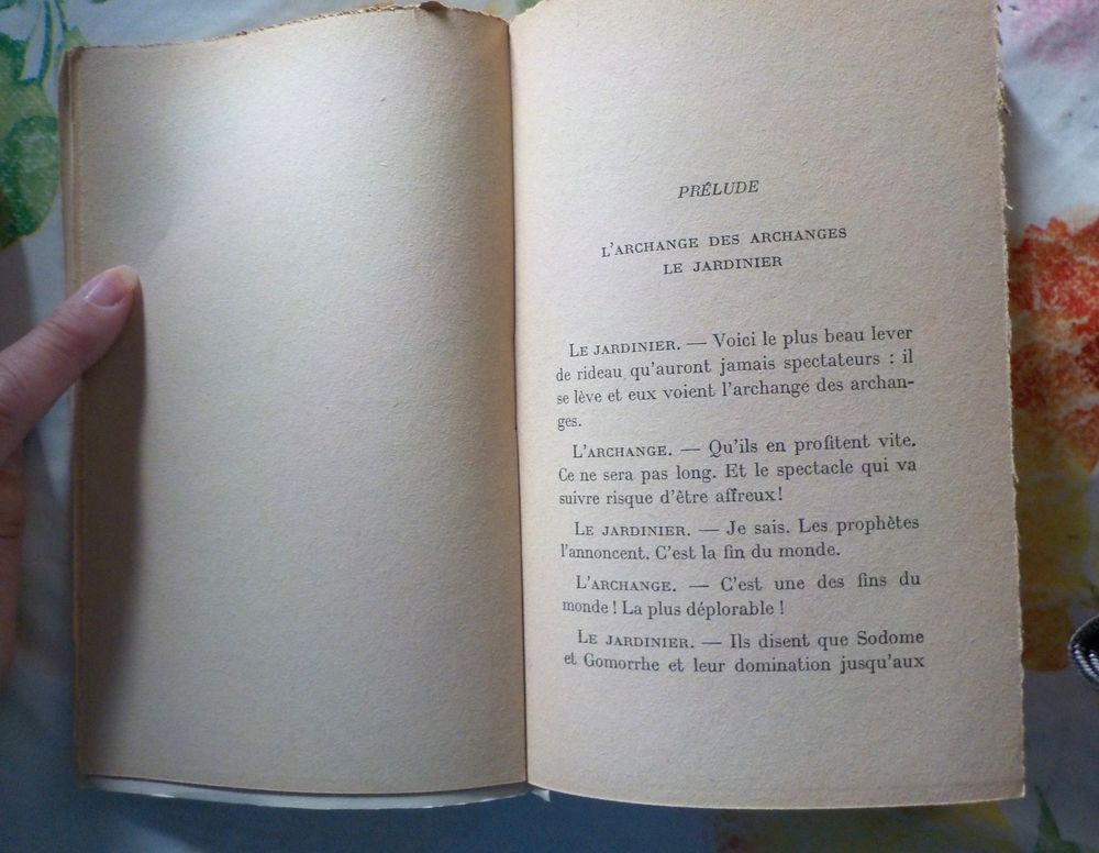 SODOME ET GOMORRHE de Jean GIRAUDOUX Ed. Grasset 1943 Livres et BD