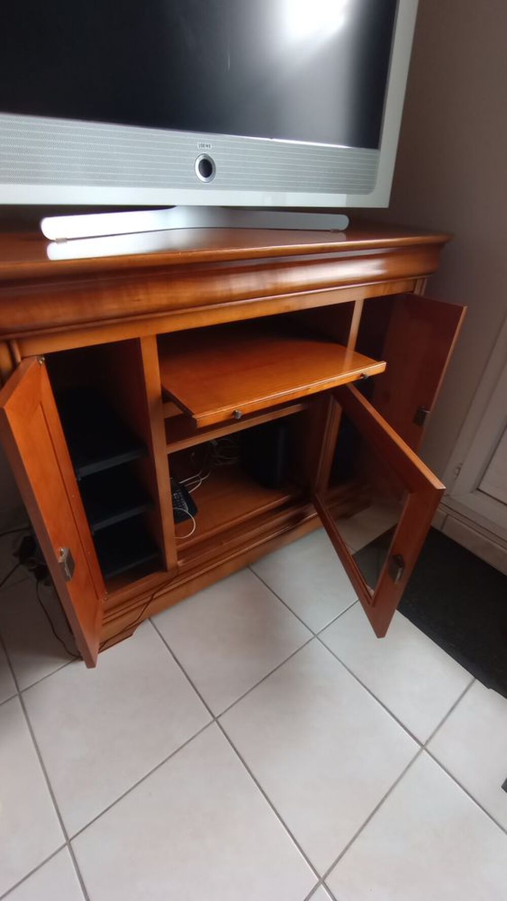 Meuble TV en merisier Meubles