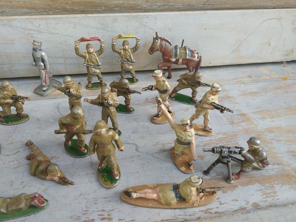 Lot Figurines Soldats Quiralu WW1-WW2 Jeux / jouets