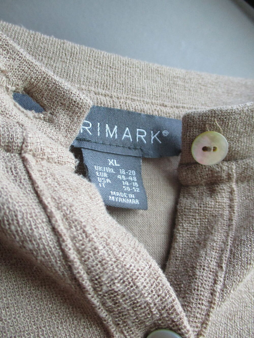 gilet beige Primark Vêtements