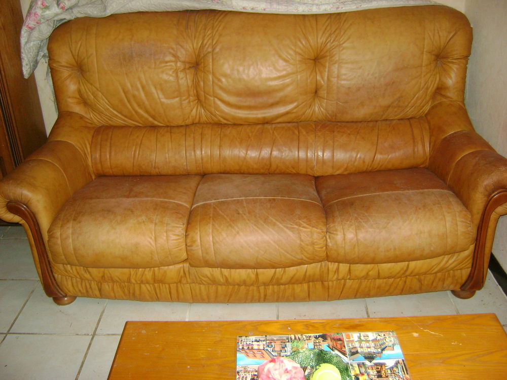 CANAPE CUIR Meubles