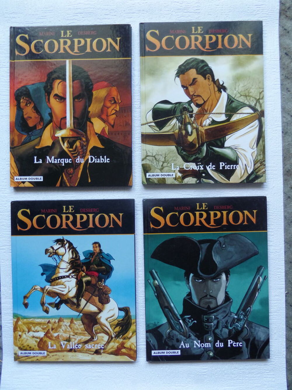 4 doubles albums de SCORPION Livres et BD