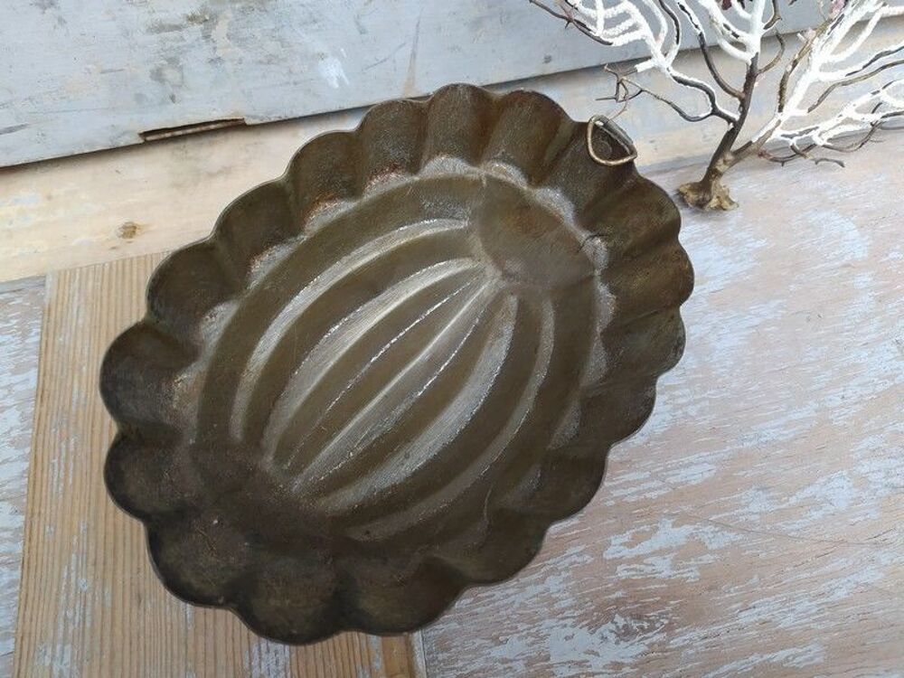 Ancien Moule &agrave; G&acirc;teau en Cuivre P&acirc;tisserie French Copper 
