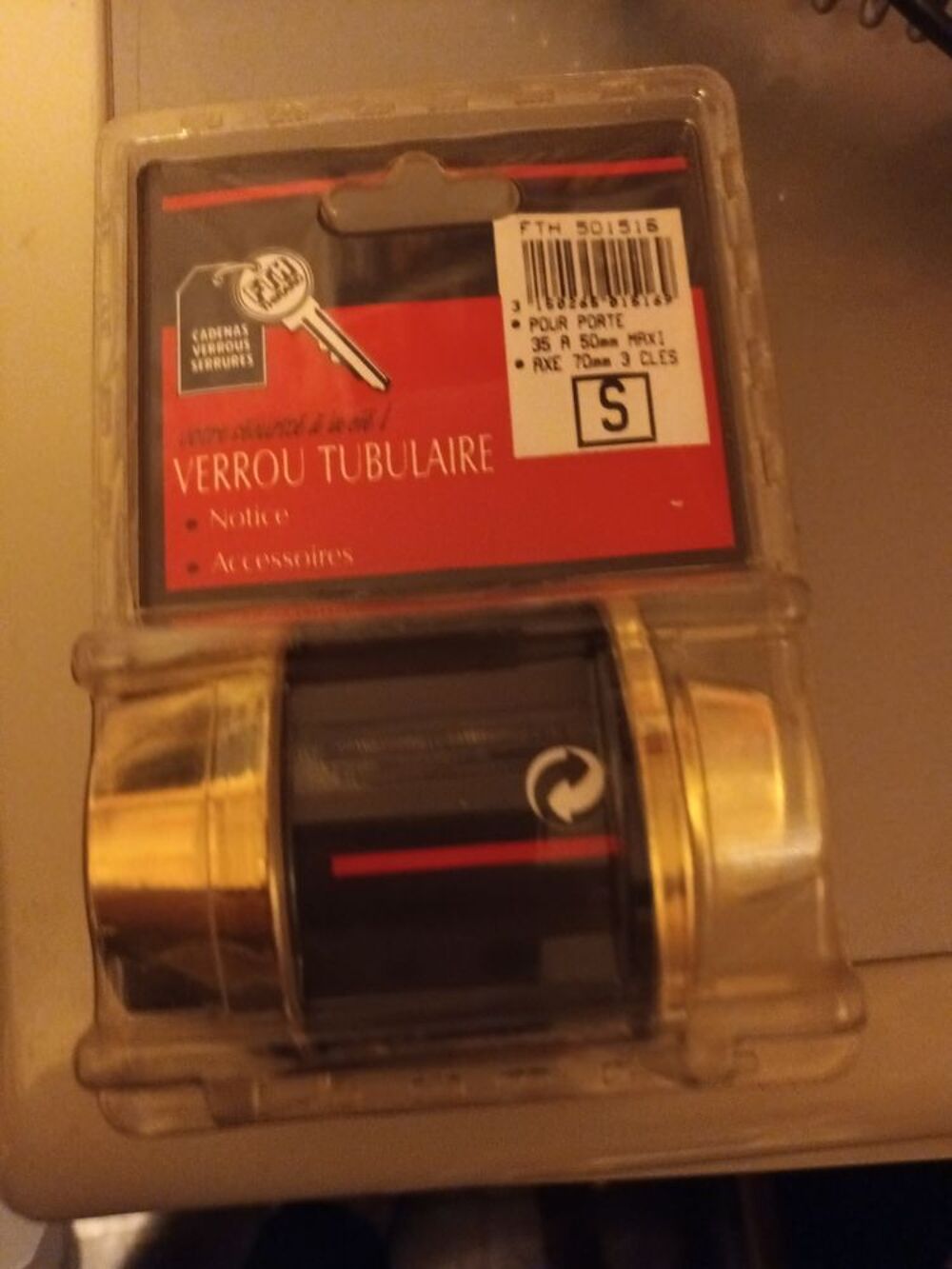 Verrou tubulaire Bricolage